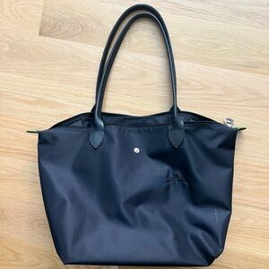 Longchamp Medium Black Tote Bag